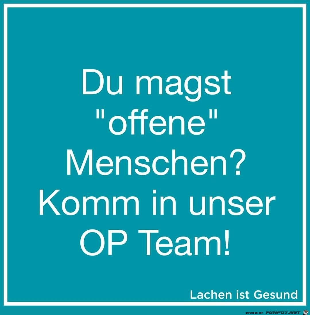 Offene Menschen