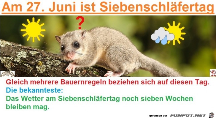 Siebenschlfertag 2021