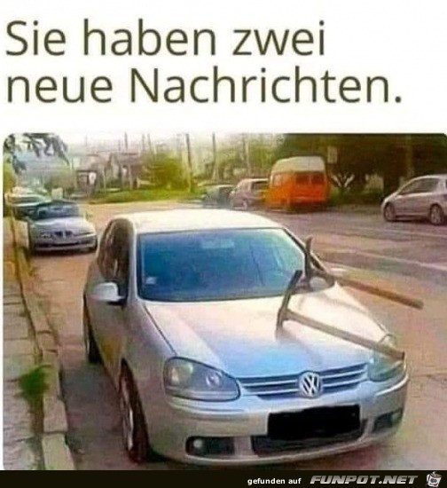 Zwei neue Nachrichten