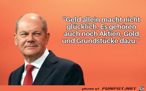 Geld allein macht nicht glcklich