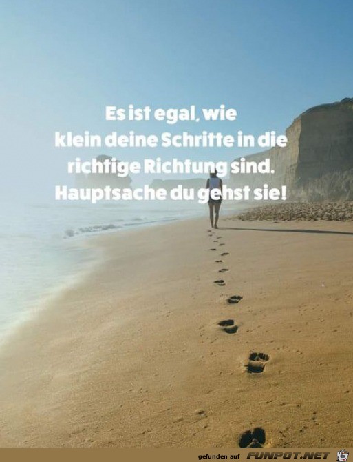 Die richtige Richtung