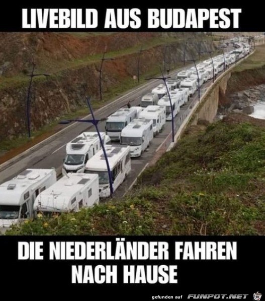 Die Niederlnder fahren heim