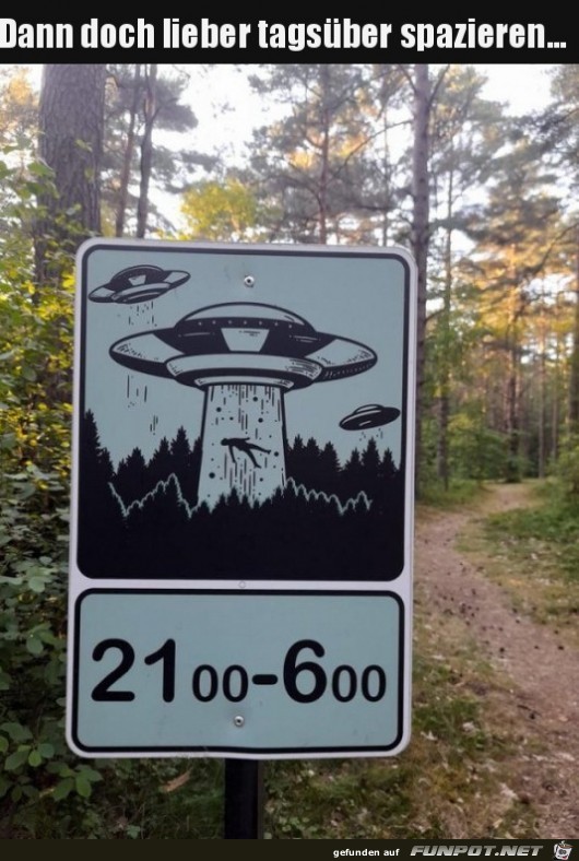 Nachts landen Ufos