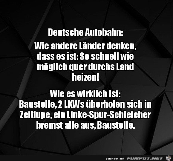 Die deutschen Autobahnen