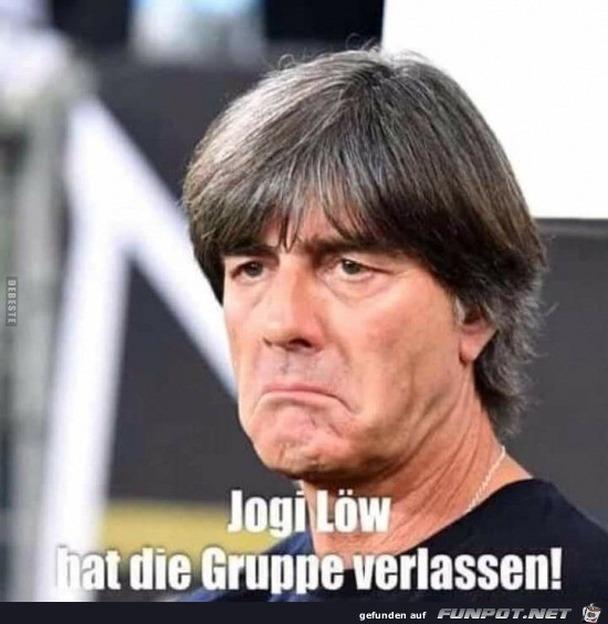 Jogi hat die Gruppe verlassen