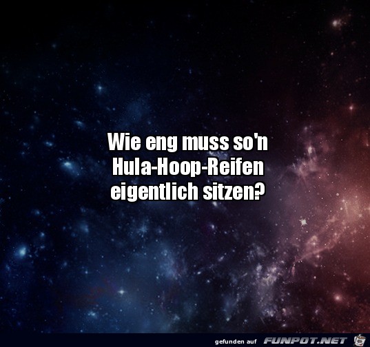 Der Hula-Hoop-Reifen