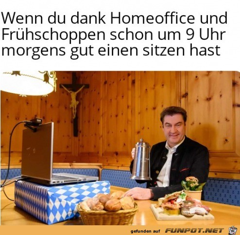 Gut einen sitzen