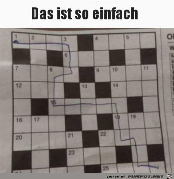 Viel zu einfach