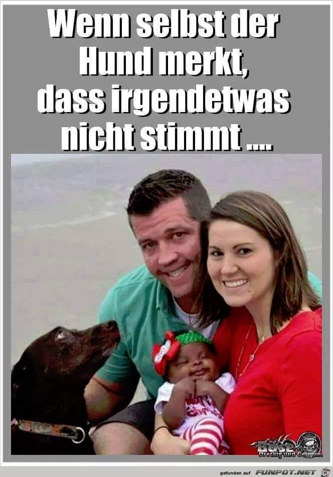 etwas stimmt nicht