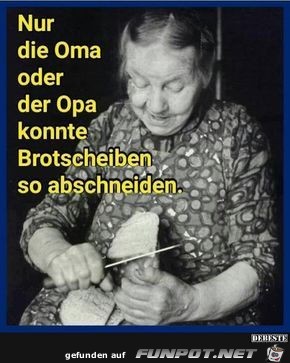 Nur oma oder Opa