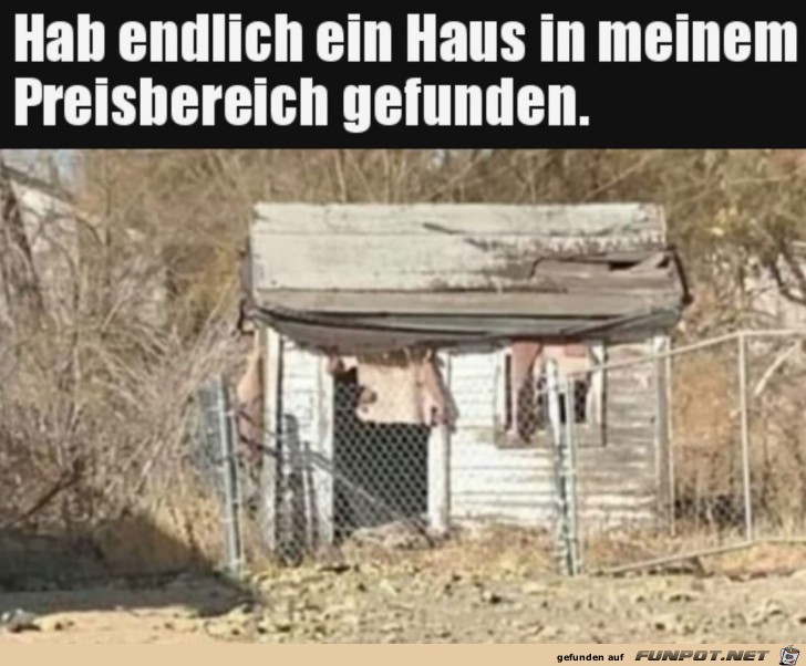 Ein Haus, das ich mir leisten kann