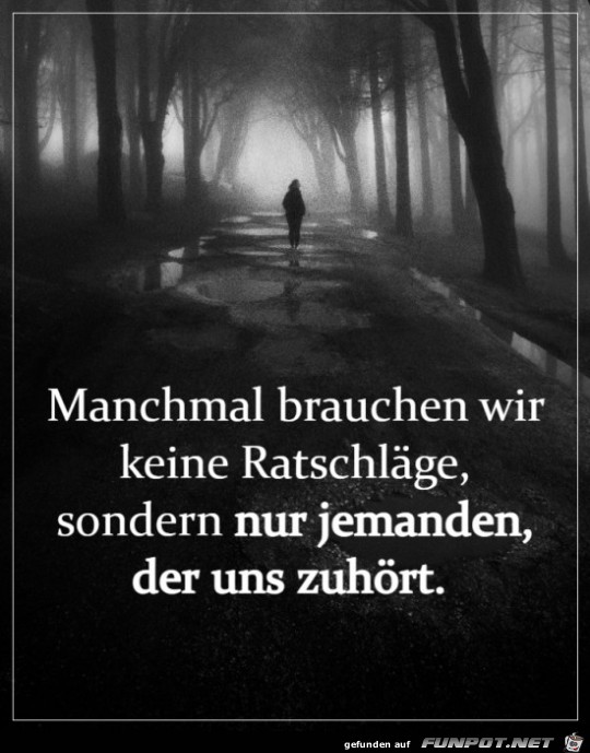 Manchmal