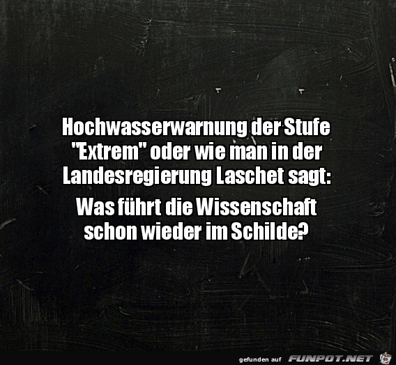 Hochwasserwarnung Hochwasserwarnung