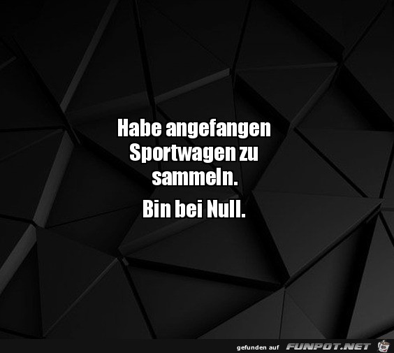 Sammle Sportwagen