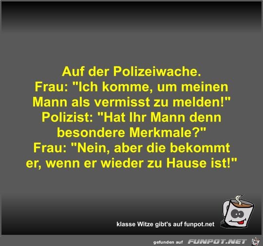 Auf der Polizeiwache