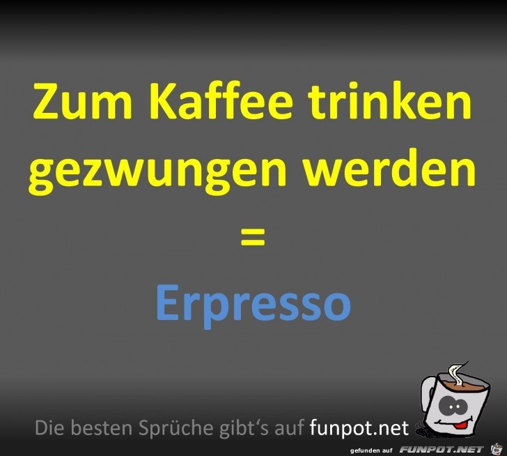 Kaffee trinken