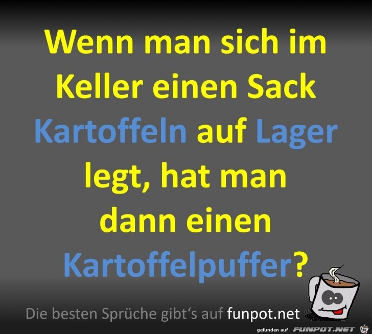 Kartoffeln auf Lager