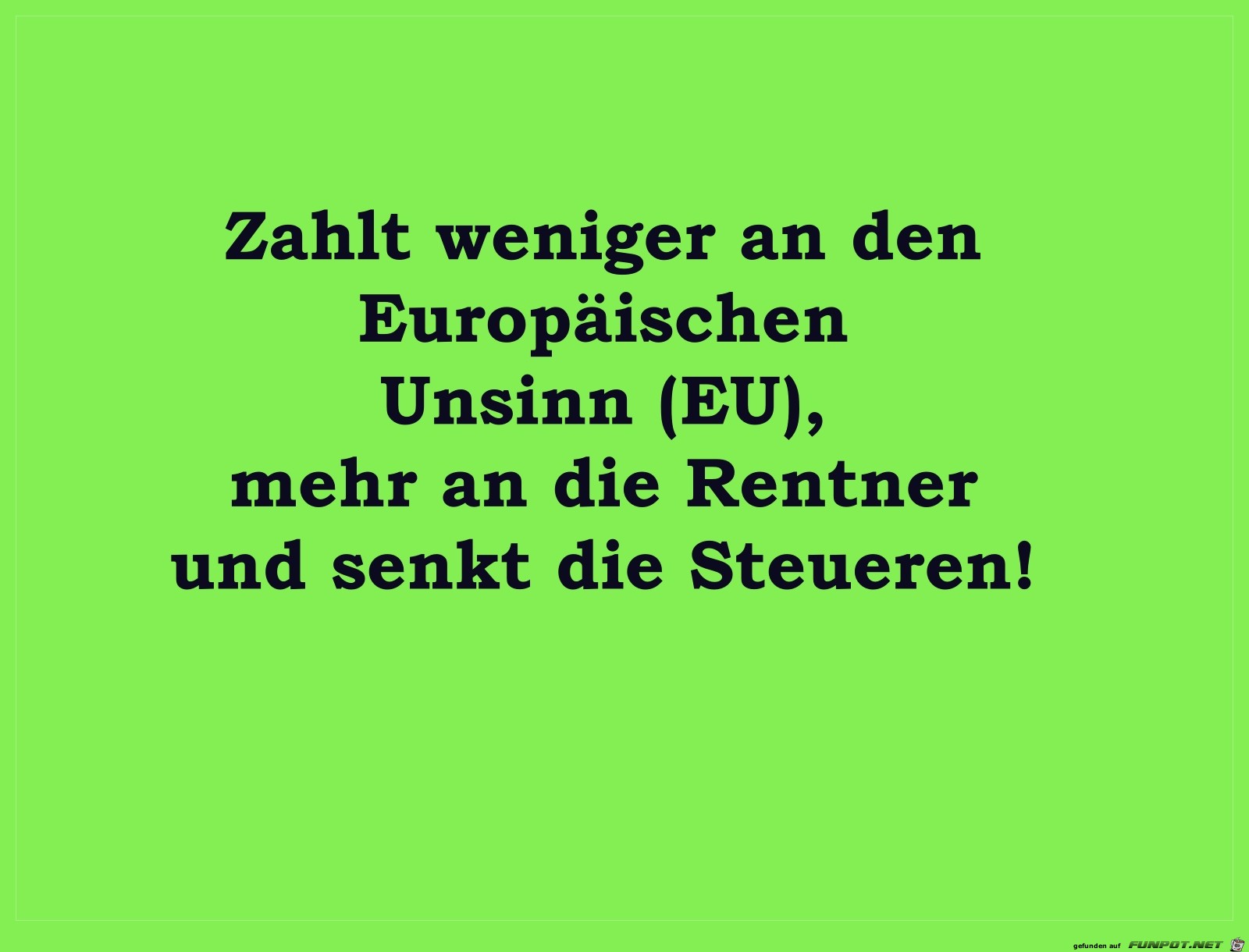 europaeischer unsinn