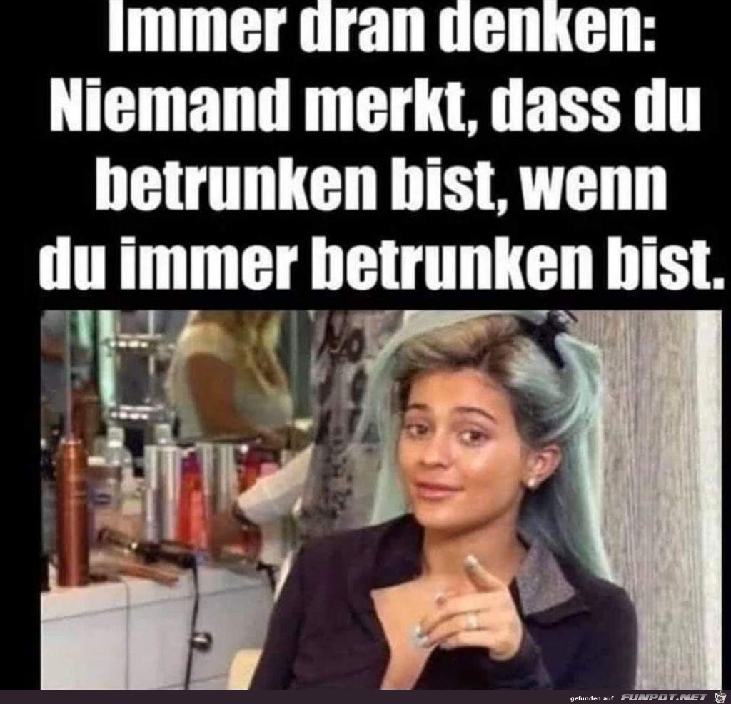 Immer dran denken