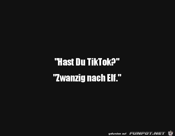 Lustige Antwort