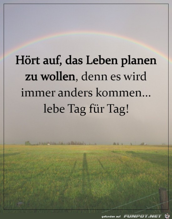 Das Leben planen