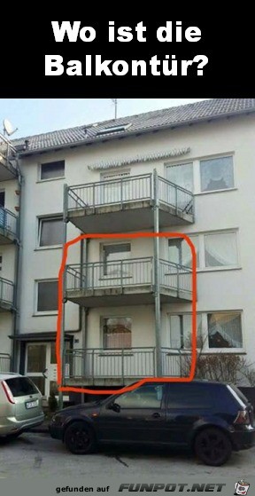 Komische Balkone