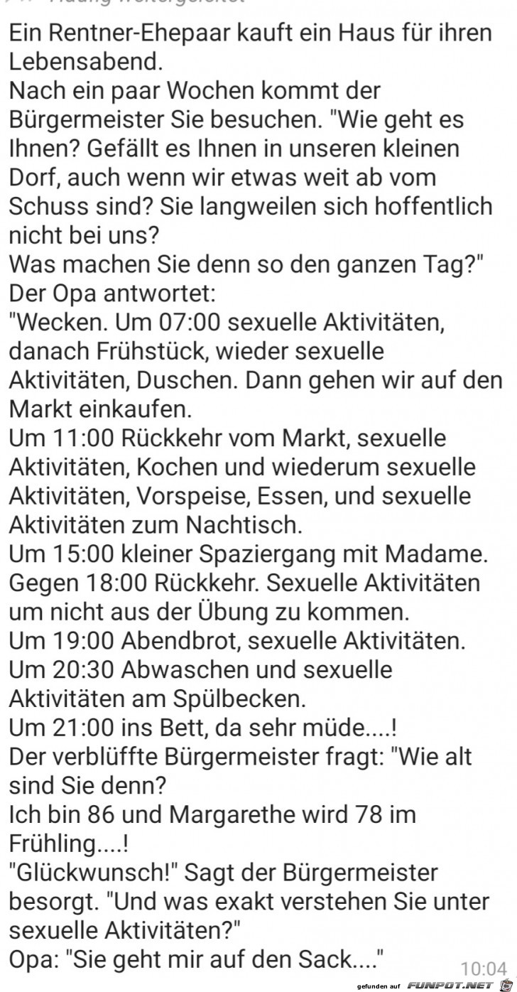 Damit hat er nicht gerechnet