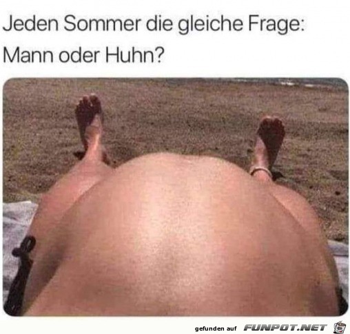 Huhn oder Mann?