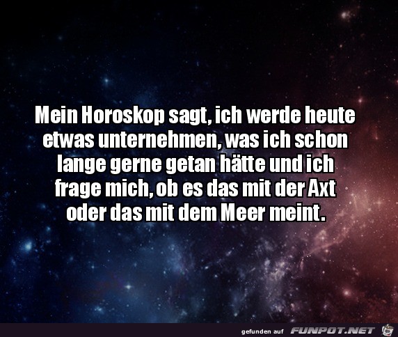 Mein Horoskop