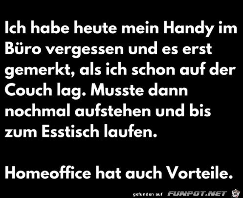 Handy im Bro vergessen