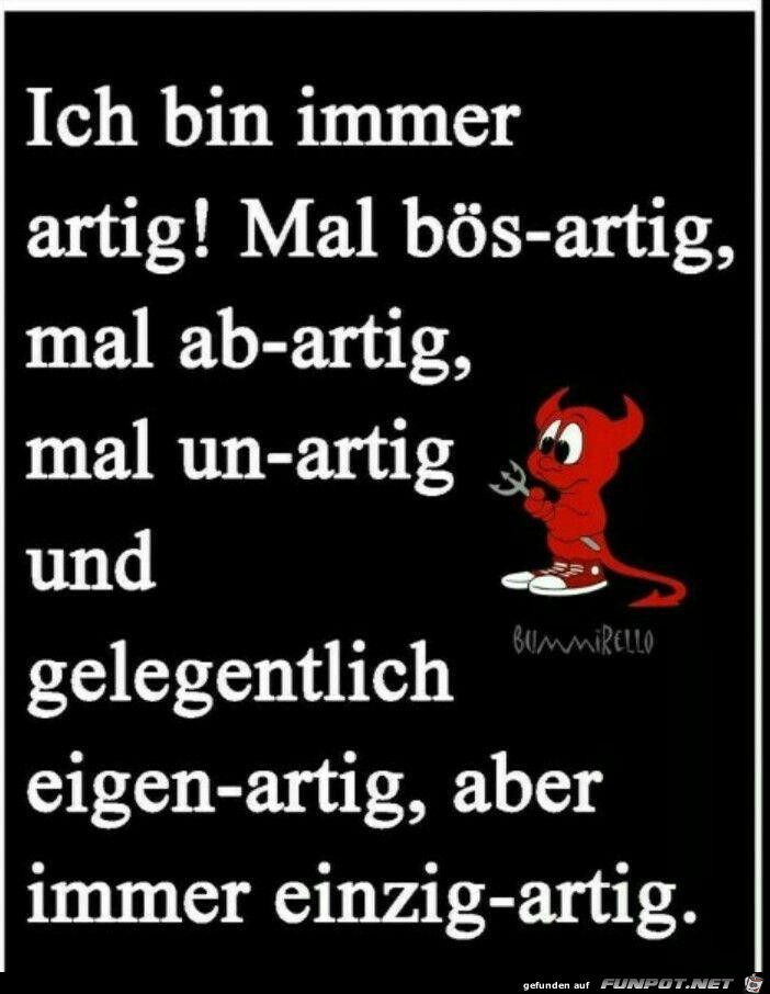 Immer artig Immer artig