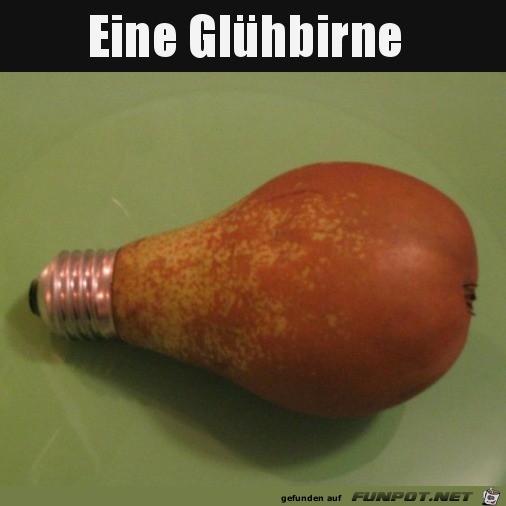 Lustige Glhbirne