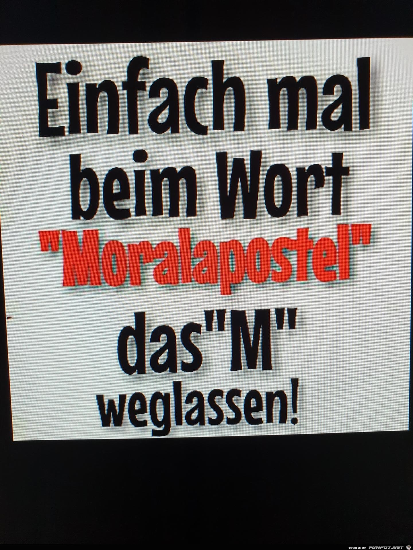 das M weglassen