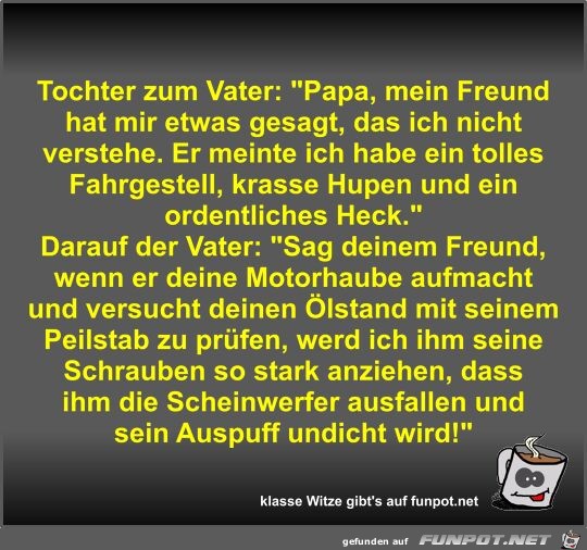 Tochter zum Vater