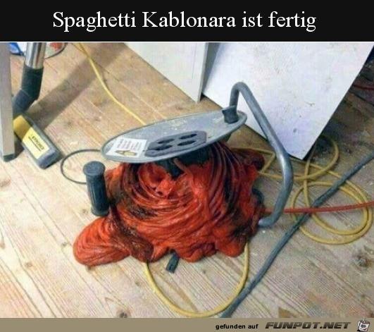 Kabel-Spaghetti