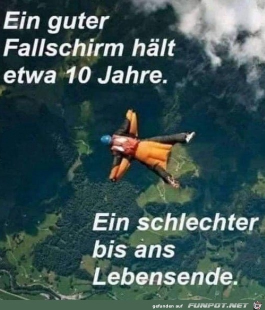 Ein guter Fallschirm