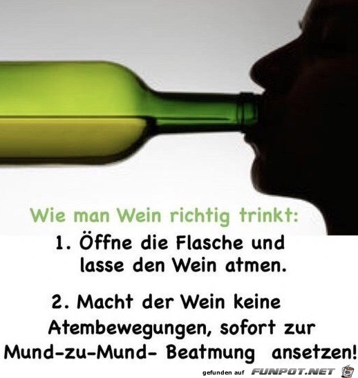 So trinkt man Wein richtig