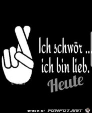 Ich schwoere Ich schwoere