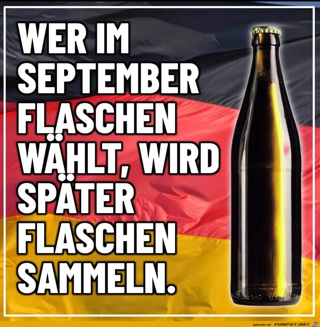 Flaschen sammeln