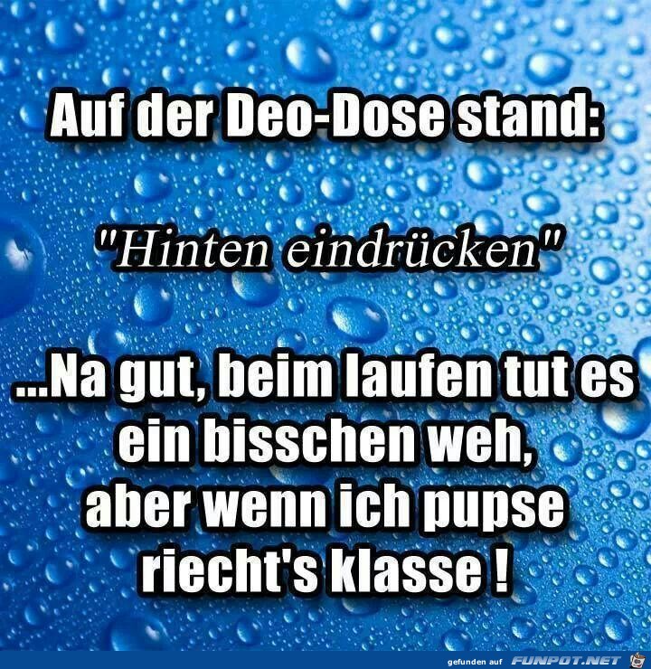 Die Deo-Dose Die Deo-Dose
