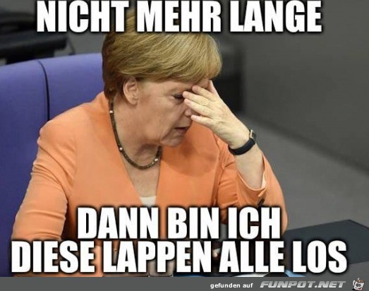 Merkel langt sich an den Kopf