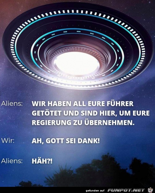 Lieber die Aliens