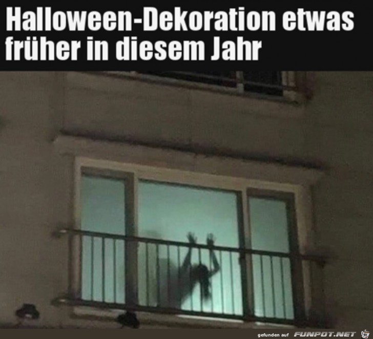 Komische Halloween-Deko