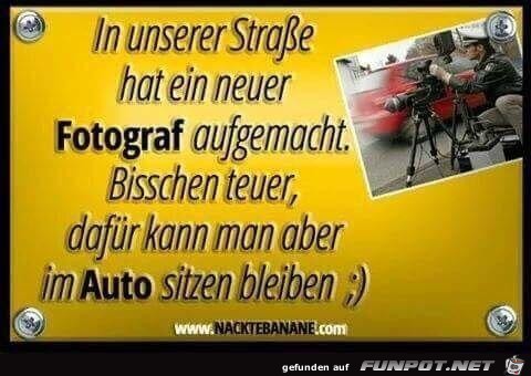 Teurer Fotograf