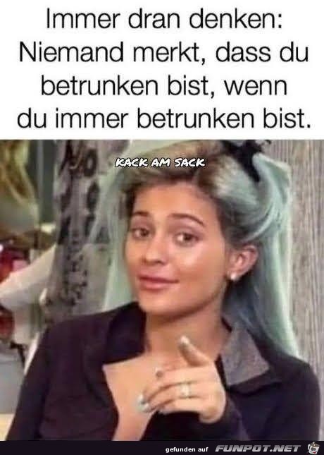 Immer dran denken