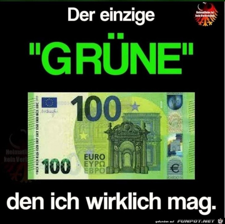 Der einzige Grüne Der einzige Grüne