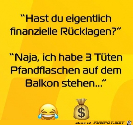 Finanzielle Rcklagen