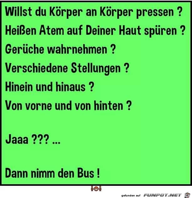 nimm einen Bus