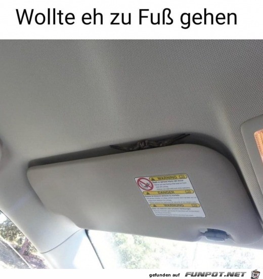 Ich gehe zu Fu