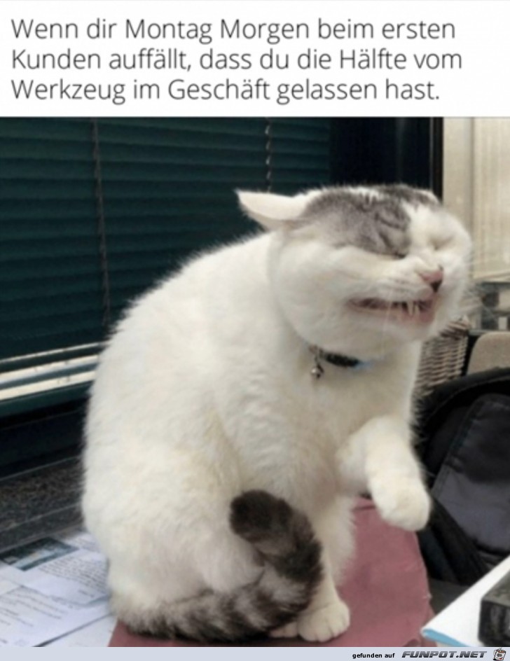 Werkzeug vergessen